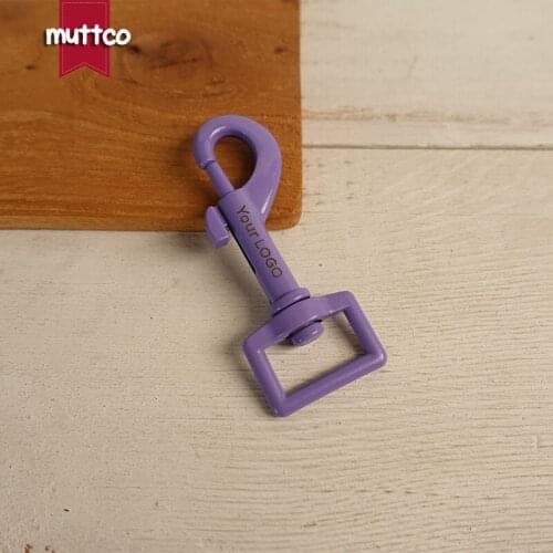 Metallic colored We provide laser engraving service customize LOGO Metallic colored baking paint dog clip hook CPK-20V