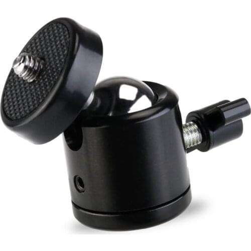 1/ 4"Screw 360 Degree Rotation Mini Ball Head Ballhead Headball for Gopro 7 6 5 4 3 2 1 Tripod Camera DSLR