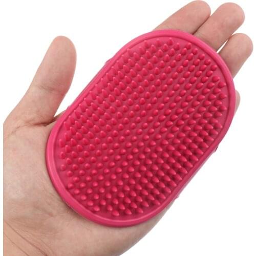 1Pc Pet Dog Cat Bath Brush Comb Rubber Glove Hair Fur Grooming Massaging Massage Mit Pet Shower Dog Brush
