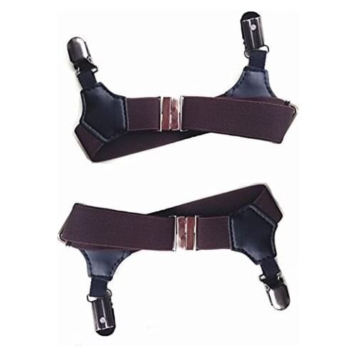 2pcs 6 Colors Sexy Double Clip Thick Thin Women Men Sock Garter Suspender Costume Cosplay Accessories