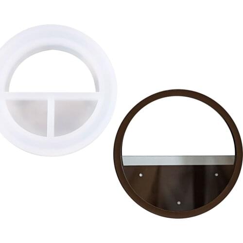 3D Round Flower Pot Silicone Mold Wall Hanging Vase Mould Planter Molds Silicone Resin Mold Candle Soap Making Mould Home Decor