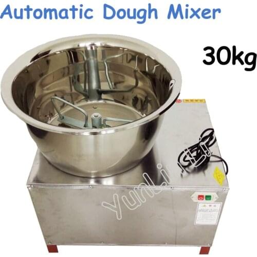 Commercial 30kg Automatic Dough Mixer 220V/110V Stainless Steel Mixer Stirring Mixer Pasta Machine Dough Kneading HMP-30