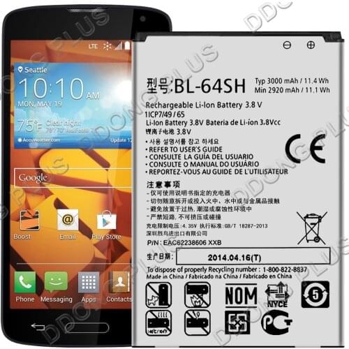 BL-64SH Battery For LG Volt LS740 Battery EAC62238406 Replacement Repair Part