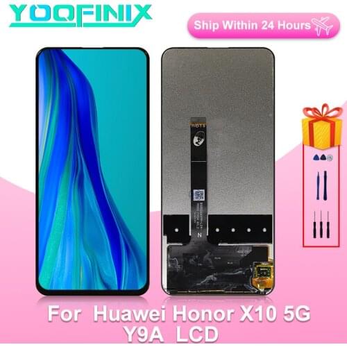 "6.63" 5G For Huawei Honor X10 Display LCD Touch Screen Digitizer For Y9A Honor X10 5G LCD TEL-AN00 Display Replacement Parts
