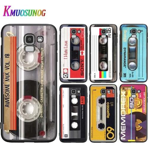 Classical Old Cassette For Samsung Galaxy J2 J3 J4 Core J5 J6 J7 J8 Prime duo Plus 2018 2017 2016 Silicone Phone Case