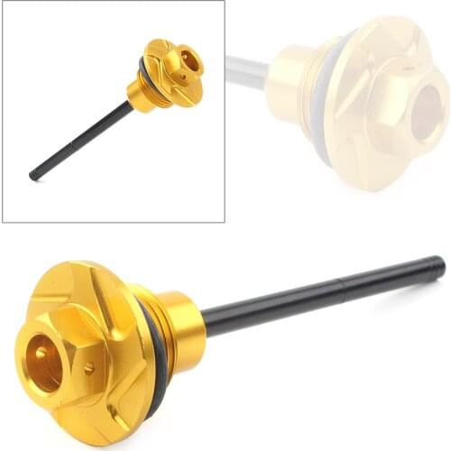 Oil Dipstick Aluminum Oil Dip Stick For Kawasaki KFX400 Suzuki Arctic Cat 400 DVX 2003-2014 Quadsport Z400 LTZ400 LTZ-400