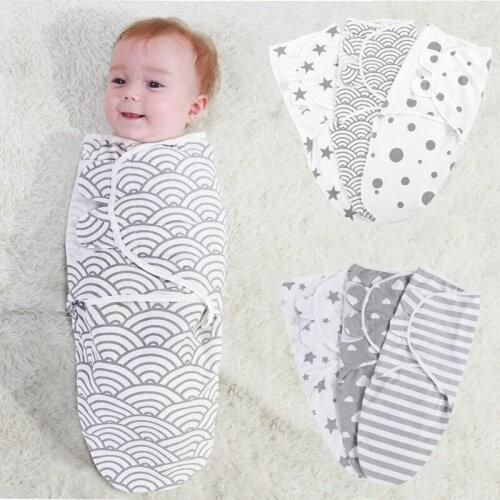 New product cotton baby swaddle stroller sleeping bag anti-shock children thickened quilt 3 combination swaddle newborn baby