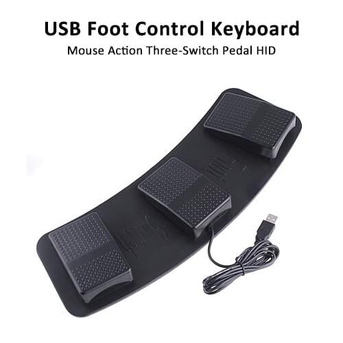 USB Foot Switch Foot Control Keyboard for Windows 2000/XP/Vista/Win 7