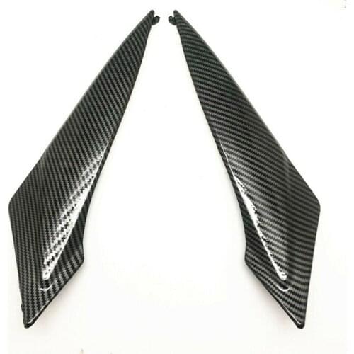 Gas Tank Side Trim Cover Panel Fairing Carbon Fiber Paint Fit For GSX-R 600 750 2011-2019