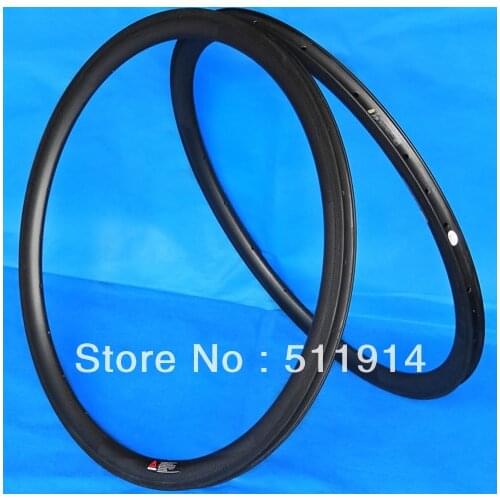 Full Carbon Matt Road Bike 700C Clincher Rim Width 25mm, Depth : 38mm