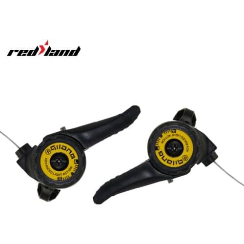 Bicycle thumb shifters friction bike shifter 15-speed 18-speed 21-speed universal plastic finger-dial shift bicycle accessories