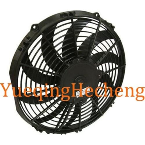 Fan 30100469 12In Pusher Curved Blades Low-Profile Fan 12V 938cfm For Spal Alternatives