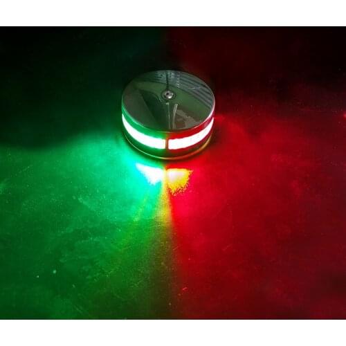 10-30VDC Waterproof LED Ship Lighting Marine Yacht Navigation Light Stainless Steel Red and Green Navigation Lamp
