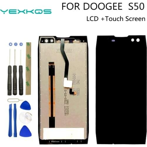 5.7 Inch New original For Doogee S50 LCD Display and Touch Screen Digitizer Assembly Repair Part Mobile Accessories +Tools
