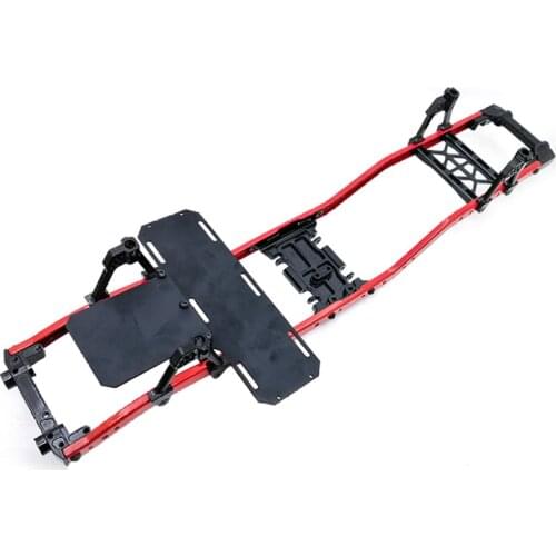 1/10 RC Craw Metal Chassis Frame Girder 313mm Wheelbase for Axial SCX10 II 90046 90047 RC Cars Frame with battery panel box