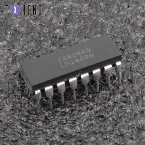 1/5PCS LM1800N LM1800 DIP-16 Phase-Locked Loop FM Stereo Demodulator IC diy electronics