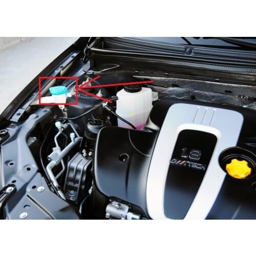 1pcs Wiper Water tank plastic pipe / washer bottle blue cap for Chinese SAIC ROEWE 550 MG6 GT Auto car motor parts