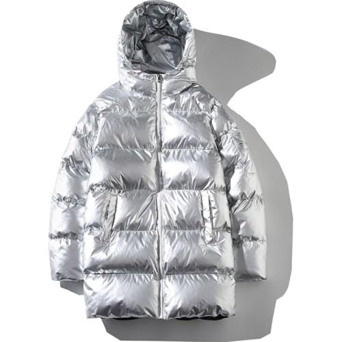 2020 Warm Winter Windproof Jackets Casual Mens Parka Hooded Outwear Cotton-padded Jacket