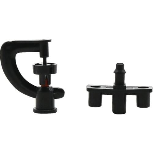 360 Degree Garden Micro Irrigation Adjustable Sprinkler Heads with Barbed Connector Gardening Tools and Equipment 200 Pcs