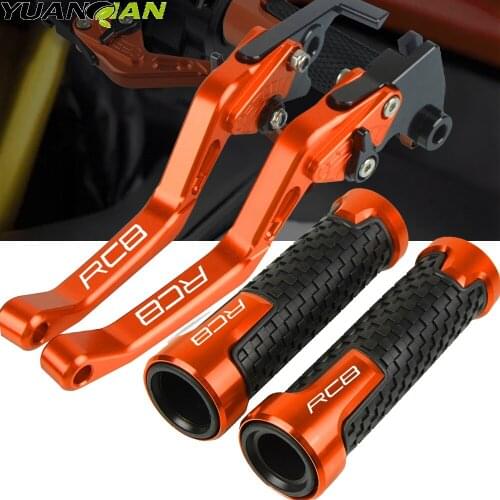 Motorcycle Accessories RC8 Racing Grips Handle Grips Brake Levers Clutch For RC8 RC8R 2009 2010 2011 2012 2014 2015-2016