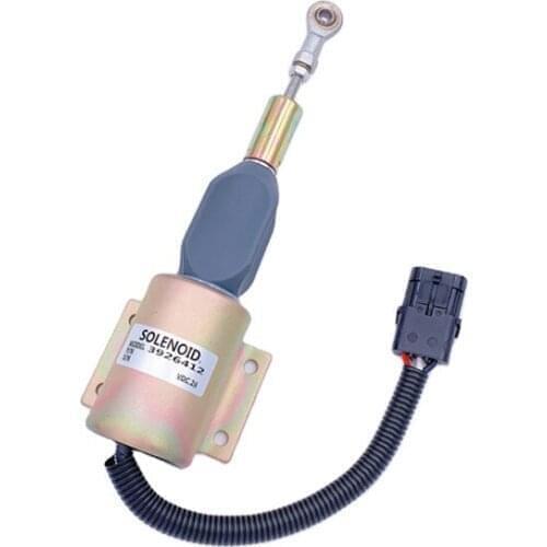 Free shiping excavator engine parts 3926412 SA-4257-24 3926411 SA-4257-12 RE516083 RE502474 stop solenoid