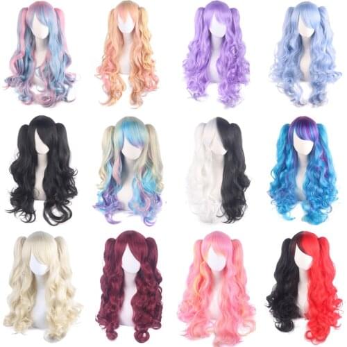 Colorful Girl Pink Wigs