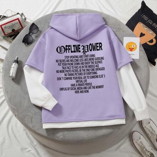 Letter Graphic Oversized Hoodie Women Casual Pullover Hip Hop Long Sleeve Drawstring Sweatshirt Kawaii Hoodies Cute Clothes