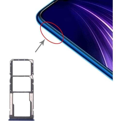 IPartsBuy SIM Card Tray + SIM Card Tray + Micro SD Card Tray for Xiaomi Redmi Note 8