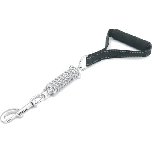 Pets Dog Large-and-middle-sized General Purpose One Drag Two Heads Double Rope Head Leads Chrome-plating Walking Rope
