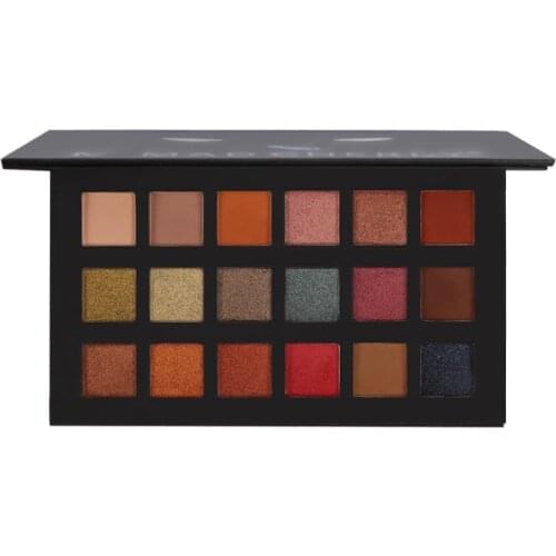 Makeup Eyeshadows Pallet for Women Korean Cosmetics Bright Glitter Large Professional 18 Colored Matte Eye Shadow Palette Kit