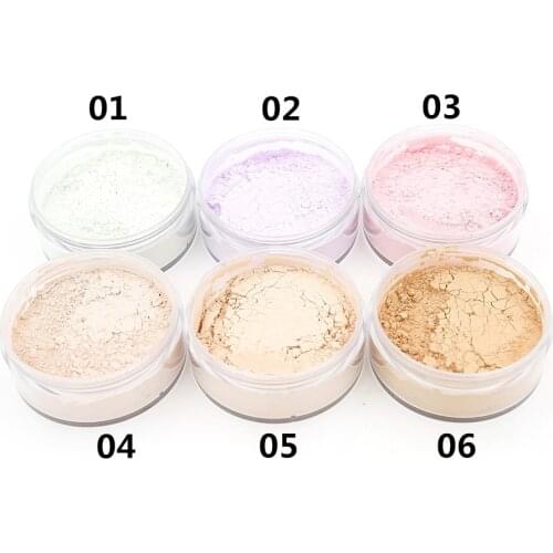 Mesvol Professional Minerals Loose Powder Makeup 1pcs Repair capacity Face Powder Full Size Net 30g