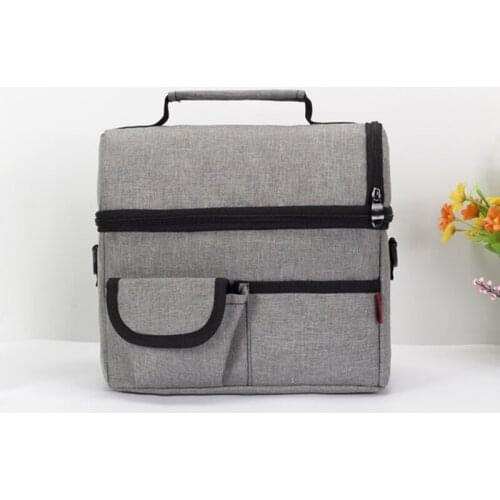 9L large lunch bag thermal picnic box cooler bag vehicle insulation shoulder bag can holder ice pack food drunks cool handbag