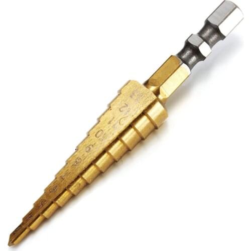 3-13mm drill mini l bit HSS Titanium coated stepped drill Power Tools carbide For Woodworking Wood Metal drill bit