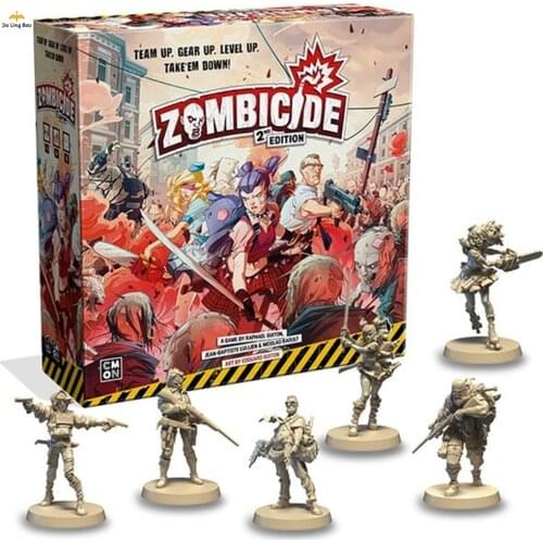 Zombicide 2nd Edition Miniatures Figures Unpainted Model Kit Survivor Hero Soldier Modeling Board Game Models Diy Figurines