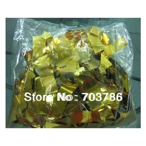 1KG/Bag Confetti Machine Paper,Gold Paper For Rainbow Machine Stage Light ,looks nice confetti machine and confetti cannon