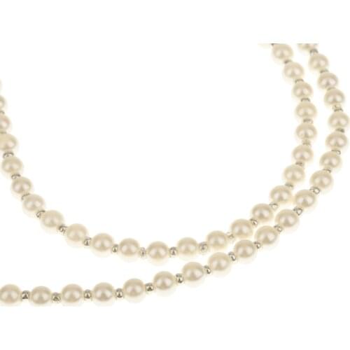 2Pcs Spectacles Glasses Eyeglasses Imitation Pearls Bead Chain Strap Cord