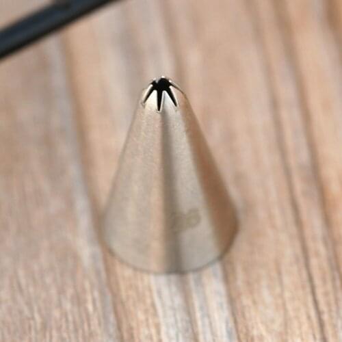 #26 Small Size Close Star Cake Decorating Pastry Piping Nozzle Icing Tips Cookies Bakeware Tool Stainless Steel