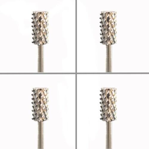 4pcs Carbide Nail Drill Bit - Small Barrel Bit - 4XC