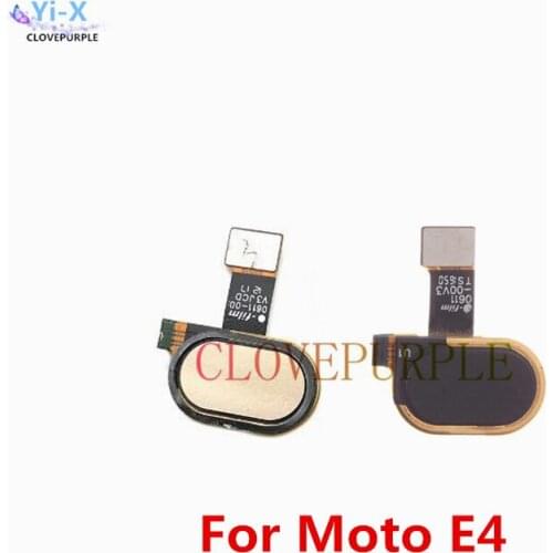 50pcs Fingerprint Home Button Touch ID Sensor Flex Cable Ribbon For Motorola Moto E4
