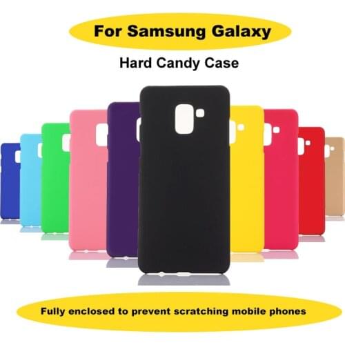 Case For Samsung Galaxy J5 J3 J7 MAX 2017 J2 PRIME C5 PRO Xcover 4 J330 J530 J730 C10 A810 360 Matte Hard Candy Color Case Cover