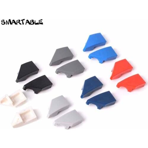 Smartable Wedge 1x2 Right + Left Building Blocks parts Toys For Kids Creative Compatible Major Brand 29119+29120 40 pairs/lot