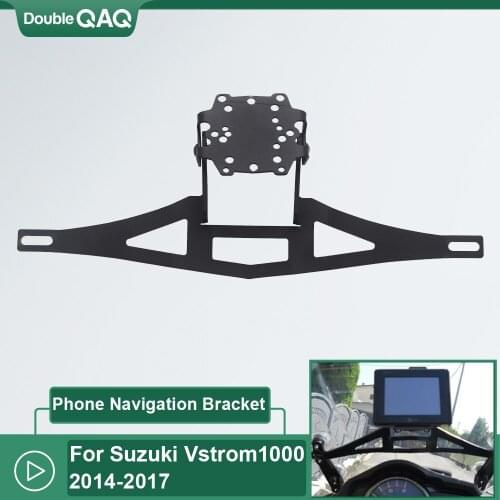 Motorcycle GPS smart phone navigation bracket mounting bracket adapter bracket brand for Suzuki Vstrom1000 2014-2017