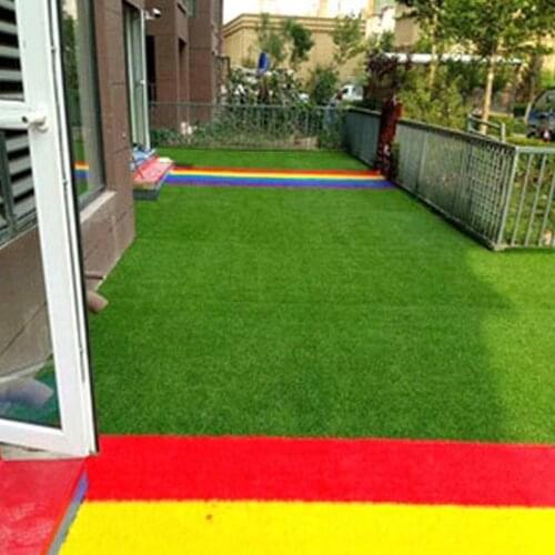 Artificial Greenery Landscape Turf Lawn Fake Grass Indoor Outdoor Golf Green LXAF