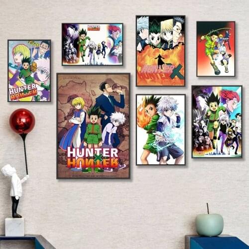 Classic Japanese Anime Hunter X Hunter Poster HD Art Print Canvas Painting Pictures For Modern Bedroom Living Room Decoration
