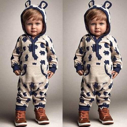 Baby Rompers Spring Baby Girl Clothing Sets 2017 Baby Boy Clothes Cartoon Newborn Baby Clothes Roupas Bebe Infant Jumpsuits