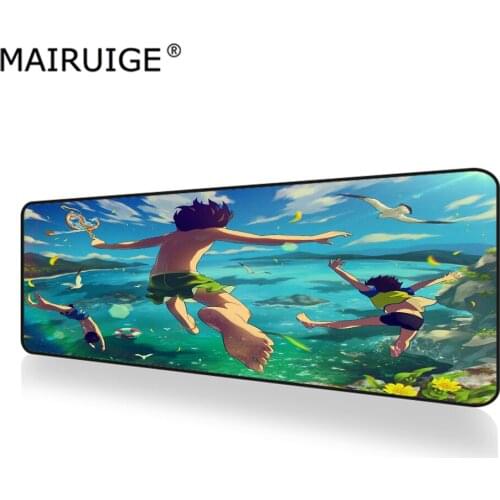 Sea Swimming Summer Mouse Pad XXL Gamer Desk Mat Computer PC Large Gaming MousePad 90x40cm/80x30cm for Laptop Table Pads