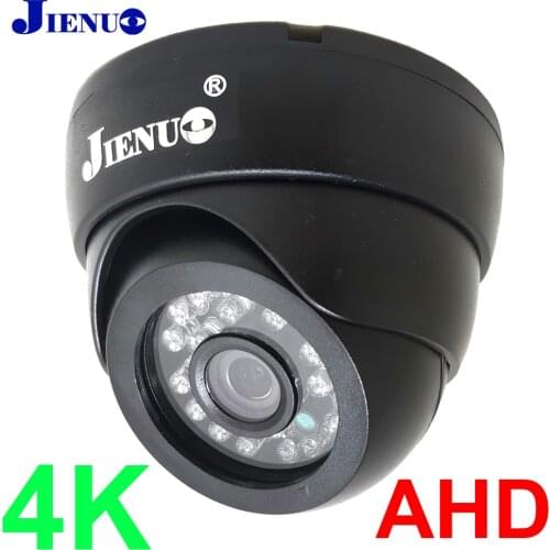 JIENUO 4K Dome AHD Camera Security Surveillance CCTV Indoor 4 In 1 TVI CVI CVBS AHD Infrared Night Vision 8mp Hd Home Video Cam