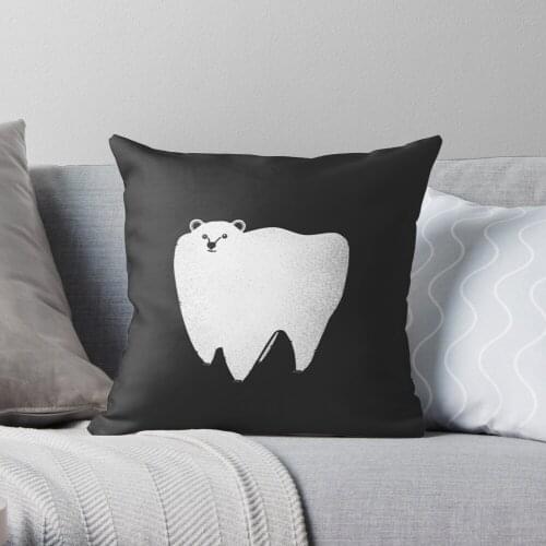 Molar Bear Throw Pillow Cushion Cover Polyester throw pillows case on sofa home living room car seat decor 45x45cm