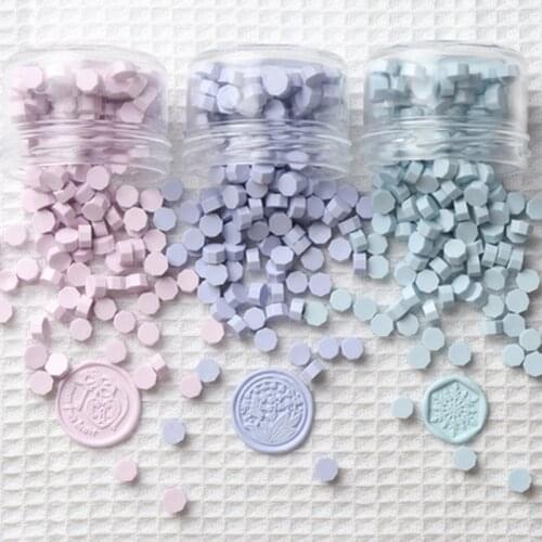 200PCs DIY Wax Seal Jar Can Bottle Sealing Beads Stamp Tools for Envelope Wedding Gifts Journal Wedding Art Postcard Stamping