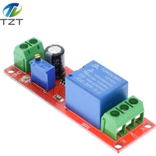 1pcs NE555 Timer Switch Adjustable Module Time delay relay Module DC 12V Delay relay shield 0~10S